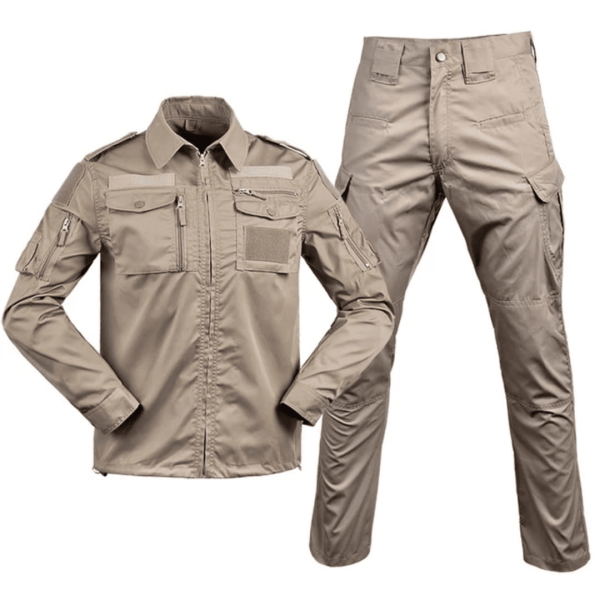 728 Tactical Suit Brown – Durable Military and Security Wear
