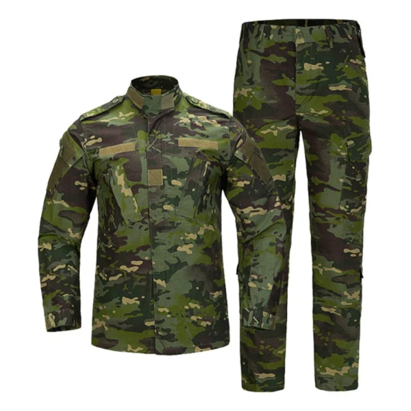ACU Chinese Collar Tactical Suit – Durable Military-Style Combat Uniform