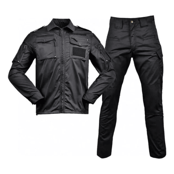 728 Tactical Suit Black – Durable Military-Grade Suit for Outdoor & Tactical Use
