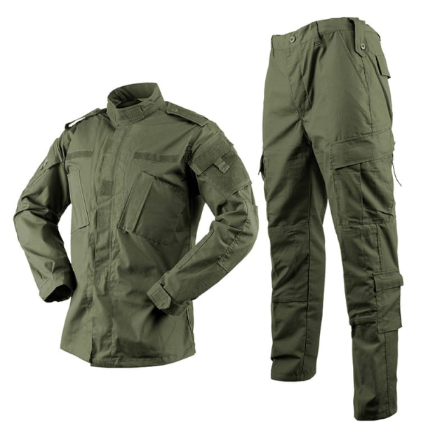 ACU Chinese Collar Tactical Suit – Durable Military-Style Combat Uniform