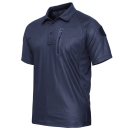 Quicky Dry Short Sleeves Polo T-Shirt – Breathable, Moisture-Wicking Blue Polo