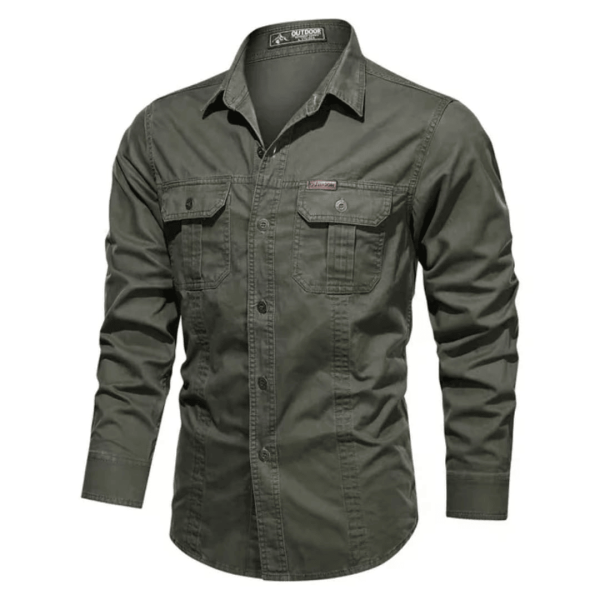 Outdoor Tactical Shirt in Military Green for outdoor activities