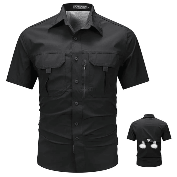Outdoor Spandex Short Sleeve Shirt for active wear