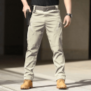 Khaki IX9 Tactical Spandex Trousers – Durable, Stretchable Military-Style Pants