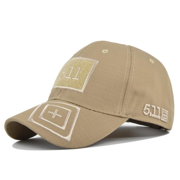 TDU Khaki 5.11 Tactical Cap – Durable, Adjustable Military-Style Cap