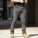 Dark Grey IX7 Tactical Spandex Trousers for Men – Durable Outdoor Wear