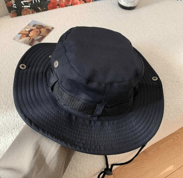 Black Tactical Bucket Hat – Durable, Stylish, and Functional