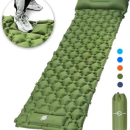 Green Sleeping Pad - Lightweight, Compact, and Comfortable Camping Mat
