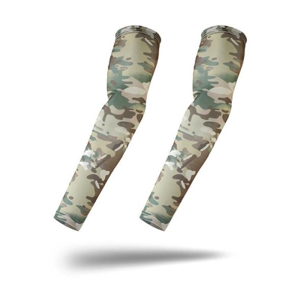 Multicolor camouflage UV protection arm sleeves for outdoor sports and sun safety