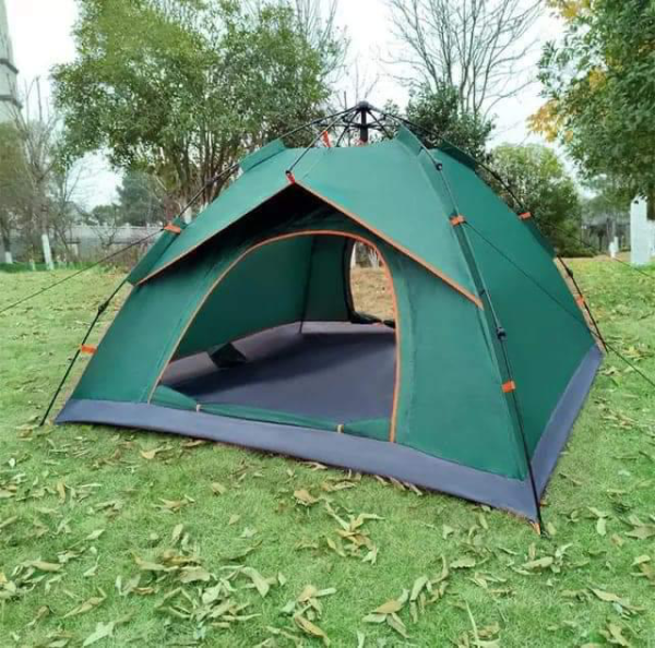 Forest Green Camping Tent for 1-2 People – Lightweight, Waterproof, Easy Setup