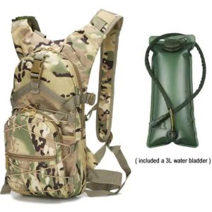 Multicam Tactical 3L Hydration Pack for Hiking, Cycling & Outdoor Adventures
