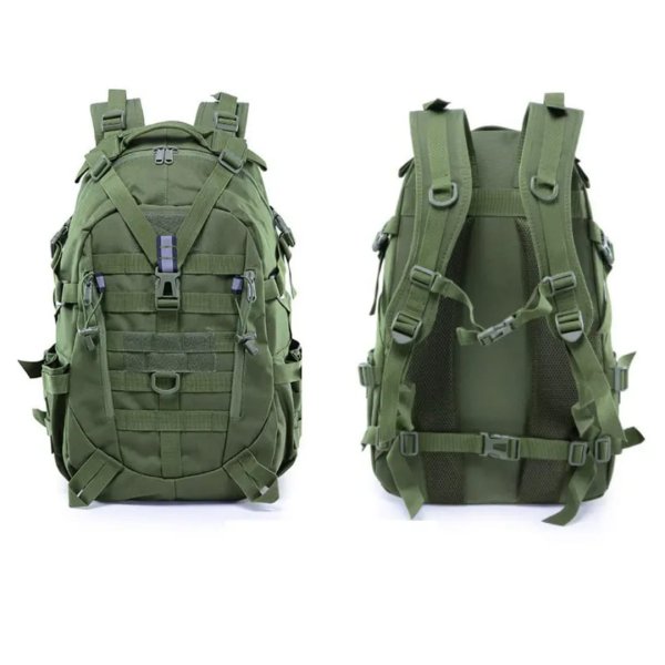 Army Green Tactical Backpack – Waterproof, Camouflage, Outdoor-Friendly