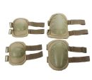 Ranger Green Adjustable Tactical Knee and Elbow Pads for Outdoor Cycling Protection