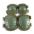 Olive Green Adjustable Outdoor Cycling Tactical Protective Knee and Elbow Pad Set