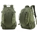Army Green Outdoor Sports Backpack - High Capacity & Anti-Splash