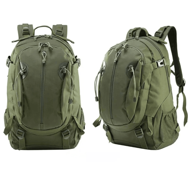 Army Green Outdoor Sports Backpack - High Capacity & Anti-Splash