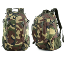 Jungle Camouflage High-Capacity Outdoor Sports Backpack with Anti-Splash Oxford Material