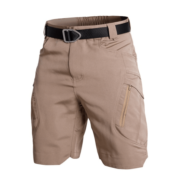 Khaki IX9 Tactical Short – Durable Military Cargo Shorts for Men