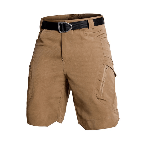 Coyote Brown IX9 Tactical Shorts – Rugged, multi-pocketed shorts for outdoor and tactical use