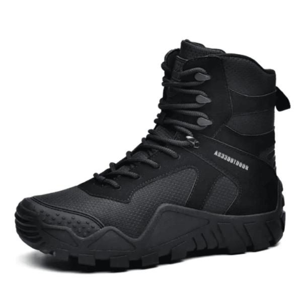 Black A533OUTDOOR Tactical Boot – Durable Outdoor Military-Grade Footwear