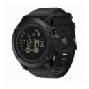 Black PR1 Spovan Digital Sports Watch with Smart Features
