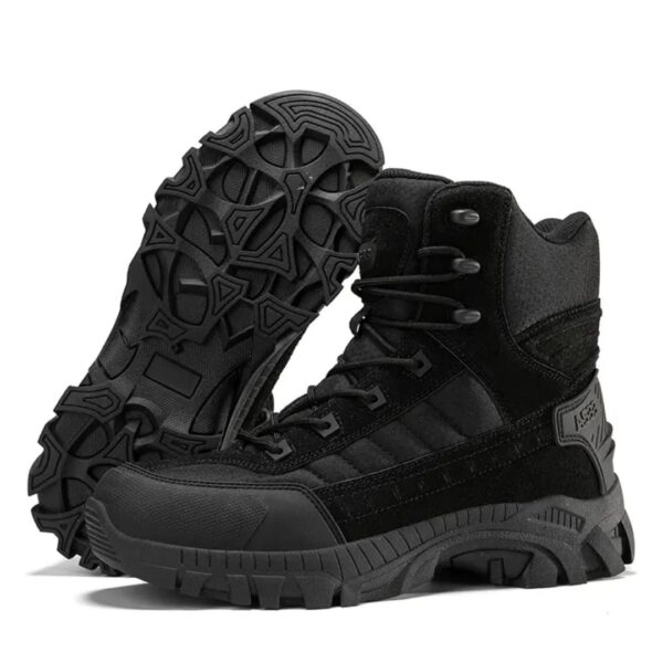 Black New A533 Hiking Boot – Durable outdoor footwear with rugged sole