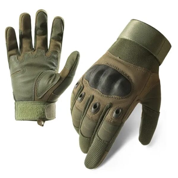Olive Green Full Finger Gloves for all-weather protection and comfort