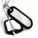 Custom Engraved Stainless Steel Dog Tags for Pets & Military Style